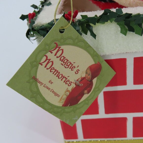 Bethany Lowe Maggies Memories Santa Claus Child Musical Chimney Christmas NEW - Picture 5 of 10